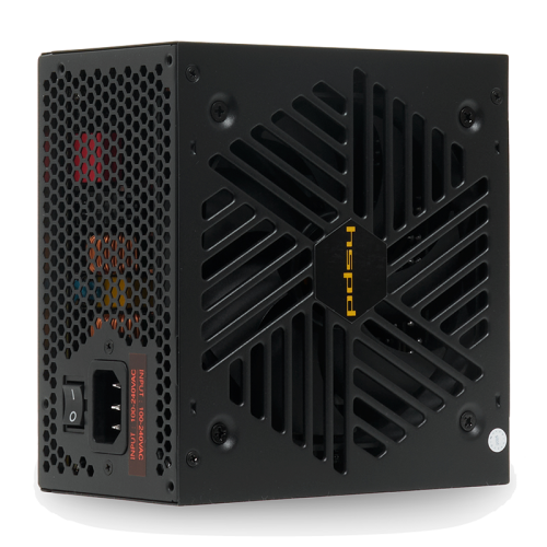 Блок питания/ Power Supply HSPD, 850W 80+ Gold (ATX, 3.1, PCIe 5.1, Full modular, 1x24(20+4)pin 600mm, 2xCPU 8(4+4)pin 700mm, 2xPCIe*2 8(6+2)pin 550+150mm, 1x12V(2x6) 12+4pin 600W 550mm  2xSATA*3 500+150+150mm, 1xMOLEX4pin*3+FDD 500+150+150+150mm , Active