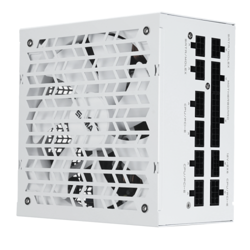 Блоки питания/ Power Supply SAMA G850 White (HAT-850yzB1G), 850W 80+ Gold (ATX, 3.1, PCIe 5.0, Full modular, 1x24(20+4)pin mesh 550mm, 2xCPU 8(4+4)pin 700mm, 2xPCIe*2 8(6+2)pin 550+150mm, 1x12VHPWR PCIe 5.1 12+4pin 600W 600mm, 3xSATA*3 450+150+150mm, 1xMO