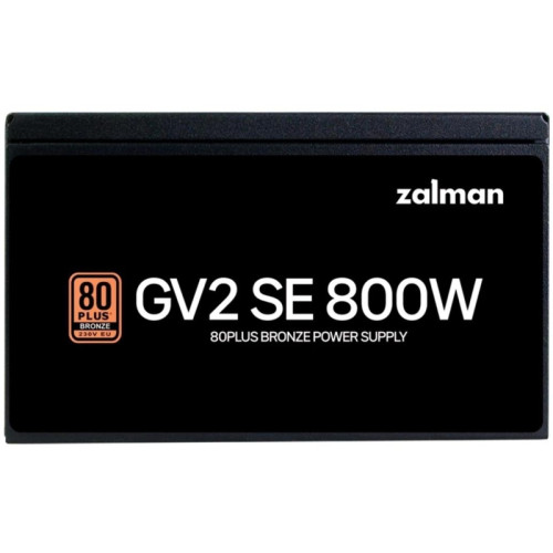 Блок питания ZALMAN ATX 800W 80+Bronze APFC 12cm fan GV2 SE 800W ZM800-GV2SE Блок питания ZALMAN ATX 800W 80+Bronze APFC 12cm fan GV2 SE 800W ZM800-GV2SE