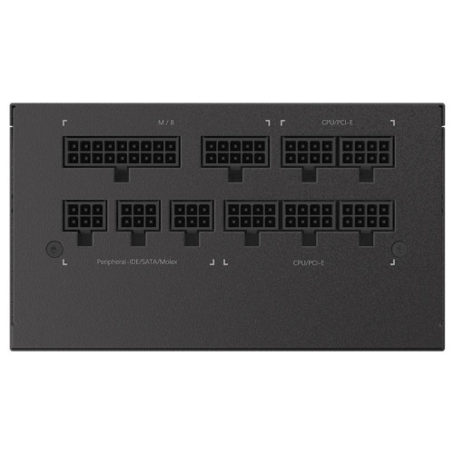 Блоки питания/ Power Supply Gigabyte GP-P850GM, 850W 80+ Gold (ATX, 2.31, Full modular, 1x24(20+4)pin, 2x4+4-pin CPU, 3xMolex, 4x6+2-pin PCIe, 8xSATA3, Active, 120x120mm, 150x140x86mm, APFC, black)