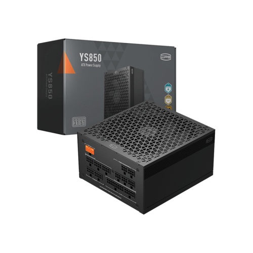 Блок питания ПК/ PCCooler, 850W 80+ Gold (ATX, 3.1, , Full modular, 1x24(20+4)pin 610mm, 2xCPU 8(4+4)pin 700mm,  2xPCIe*2 8(6+2)pin 750mm, 1x12V(2x6) 12+4pin 500mm, 2xSATA*3+MOLEX4pin*1 450+120+120+150mm , Active, 135x135mm, 160x150x86mm, APFC, OVP,UVP,OC