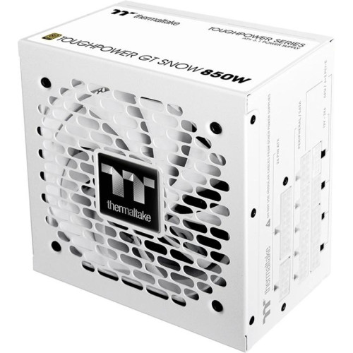 Блок питания Thermaltake ATX 850W Toughpower GT Gen.5 SNOW 80+ gold (20+4pin) APFC 140mm fan 9xSATA Cab Manag RTL [PS-TPT-0850FNFAGE-W]