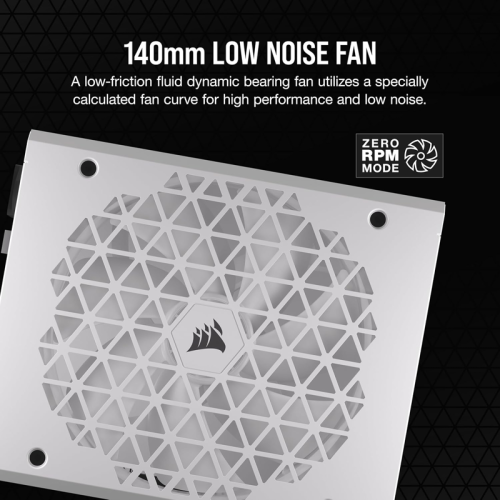 Блоки питания/ Power Supply Corsair RM1200x SHIFT White, 1200W 80+ Gold (ATX, 3.0, PCIe 5.0, Full modular, 1x24(20+4)pin, 1 x 16-pin PCIe, 2x4+4-pin CPU +12V (EPS), 8x4-pin Molex, 8x6+2-pin PCIe, 16xSATA3, Active, 140x140mm, 150x180x86mm, APFC, Power cabl