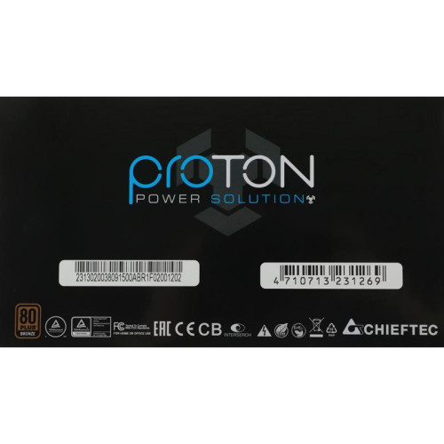 Блок питания Chieftec ATX 500W Proton BDF-500S 80+ bronze 24pin APFC 120mm fan 6xSATA RTL [BDF-500S]