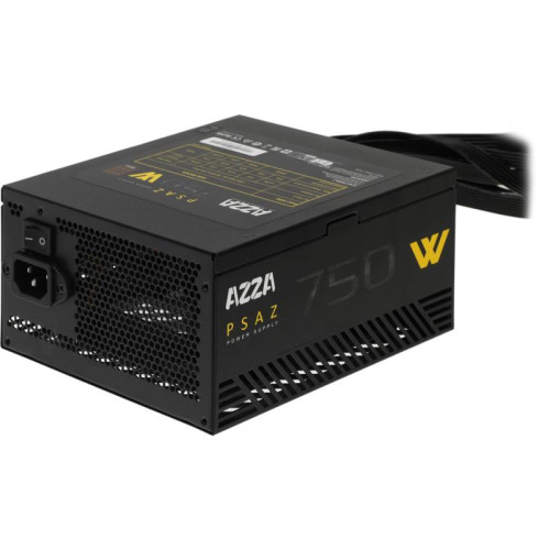 Блок питания Azza ATX 750W PSAZ-750W 80+ bronze (20+4pin) APFC 120mm fan 5xSATA RTL