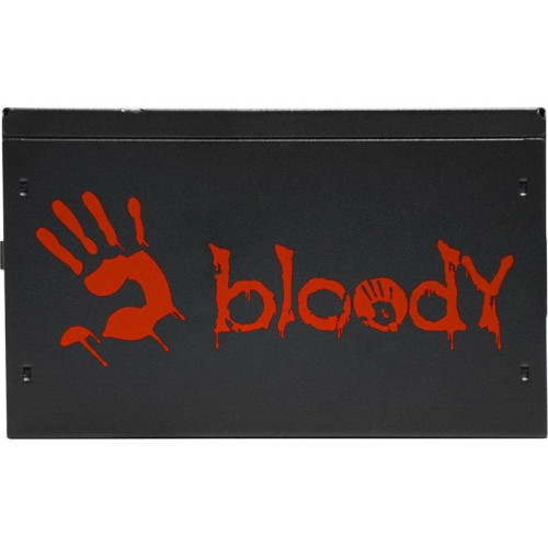 Блок питания Bloody ATX 700W BD-PS700W 80 PLUS WHITE (20+4pin) APFC 120mm fan color LED 6xSATA RTL [BD-PS700W-R]