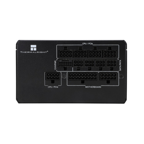 Блок питания ПК/ Power Supply Thermalright, 1000W 80+ Gold (ATX, 3.0, PCIe 5.0, Full modular, 1x24(20+4)pin 600mm, 1xCPU 8(4+4)pin 650mm, 2xPCIe*2 8(6+2)pin 650+150mm, 1x12VHPWR PCIe 5.0 12+4pin 600mm, 4xSATA*4 450+150+150+150mm, 2xMOLEX4pin*3 500+150+150
