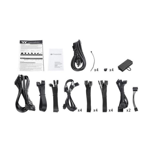 Блок питания Thermaltake ATX 1550W Toughpower Grand TF1 80+ titanium 24pin APFC 140mm fan color 16xSATA Cab Manag RTL [PS-TPD-1550FNFATE-1]