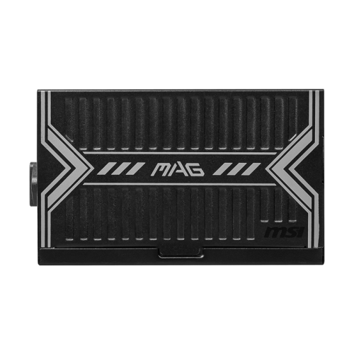 Блок питания ПК/ Power Supply MSI MAG A550BN, 550W 80+ Bronze (ATX, Non modular, 1x24(20+4)pin, 1xCPU 8(4+4)pin, 2xPCIe*2 8(6+2)pin, 5xSATA3, 2xMOLEX4pin, Active, 120x120mm, 150x140x86mm, APFC, black)