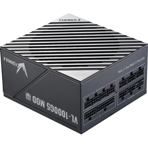 Блок питания Formula ATX 1000W VL-1000G5 MOD Gen.5 80+ gold (20+4pin) APFC 140mm fan lt.blue LED 9xSATA Cab Manag RTL [VL-1000G5]