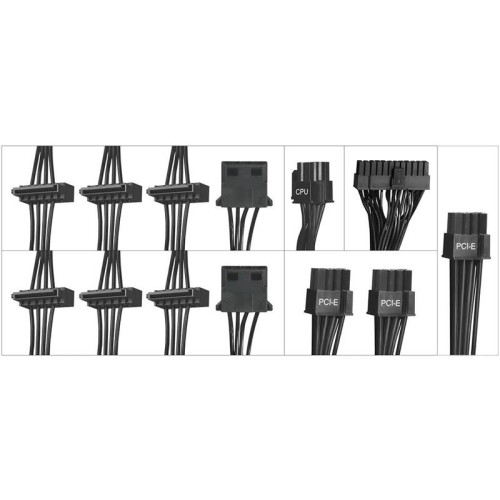 Блок питания Digma ATX 650W DPSU-650W-WH 80 PLUS WHITE (20+4pin) APFC 120mm fan 6xSATA RTL