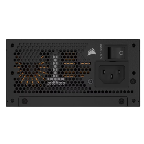 Блоки питания/ Power Supply Corsair SF1000, Model RPS0176, 1000W 80+ Platinum (SFX, 3.1, PCIe 5.1, Full modular, 1x24(20+4)pin, 1x12VHPWR, 2x4+4-pin CPU +12V (EPS), 3x4-pin Molex, 4x6+2-pin PCIe, 8xSATA3, Active, 92x92mm, 125x100x63.5mm, APFC, Power cable