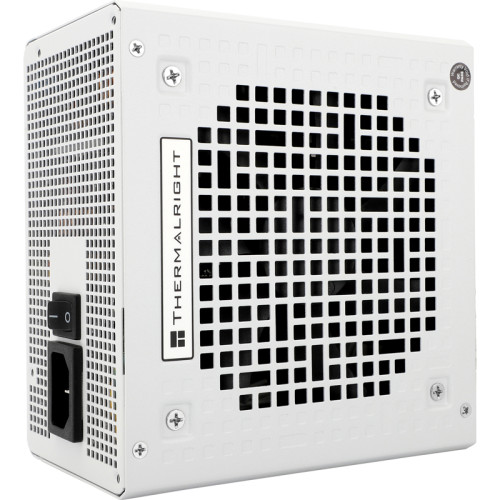 Блок питания ПК/ Power Supply Thermalright, 750W 80+ Gold (ATX, 3.0, PCIe 5.0, Non-modular, 1x24(20+4)pin, 1xCPU 8(4+4)pin, 2xPCIe*2 8(6+2)pin, 5xSATA3, 1x12+4pin (12VHPWR PCIe 5.0 12+4pin 600mm), 3xMOLEX4pin, Active, 120x120mm, 150x140x86mm, APFC, white)
