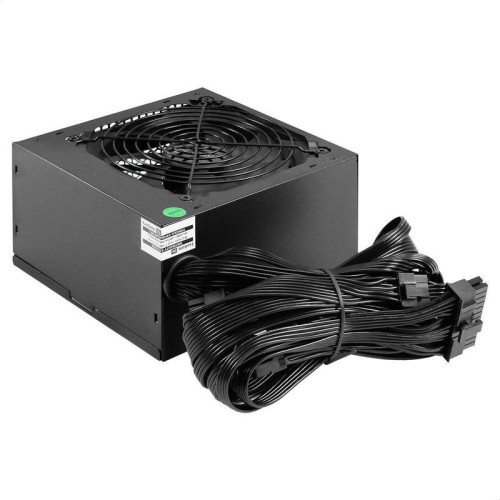 Блок питания EXEGATE 450W 80 PLUS Bronze 450PPH-S (ATX, APFC, SC, КПД 88% (80 PLUS Bronze), 12cm fan, 24pin, (4+4)pin, 2xPCI-E, 3xSATA, 3xIDE, кабель 220V 1,8м с защитой от выдергивания, black, Color Box)
