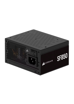 Блоки питания/ Power Supply Corsair SF850, Model RPS0175, 850W 80+ Platinum (SFX, 3.1, PCIe 5.1, Full modular, 1x24(20+4)pin, 1x12VHPWR, 2x4+4-pin CPU +12V (EPS), 3x4-pin Molex, 3x6+2-pin PCIe, 8xSATA3, Active, 92x92mm, 125x100x63.5mm, APFC, Power cable-E