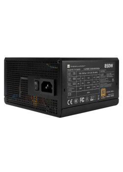 Блок питания ПК/ Power Supply Thermalright, 850W 80+ Gold (ATX, 3.0, PCIe 5.0, Non-modular, 1x24(20+4)pin, 1xCPU 8(4+4)pin, 2xPCIe*2 8(6+2)pin, 5xSATA3, 1x12+4pin (12VHPWR PCIe 5.0 12+4pin 600mm), 3xMOLEX4pin, Active, 120x120mm, 150x140x86mm, APFC, black)