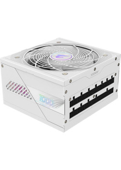 Блок питания Gigabyte ATX 1000W GP-AE1000PM PG5 ICE Gen.5 80+ platinum (20+4pin) APFC 120mm fan 8xSATA Cab Manag RTL [GP-AE1000PM PG5 ICE]