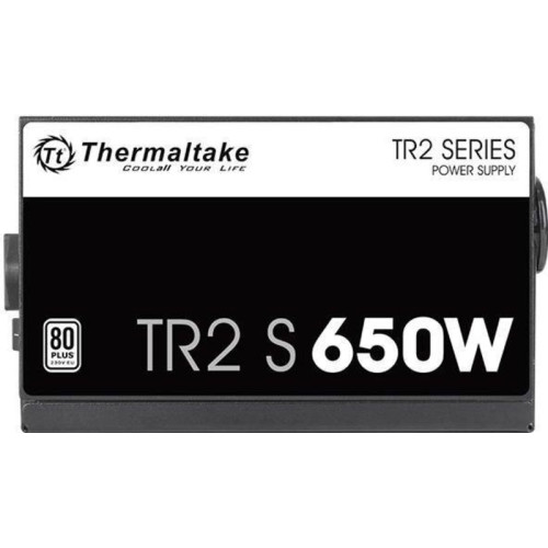 Блок питания Thermaltake ATX 650W TR2 S V2 80+ white (20+4pin) APFC 120mm fan 5xSATA RTL