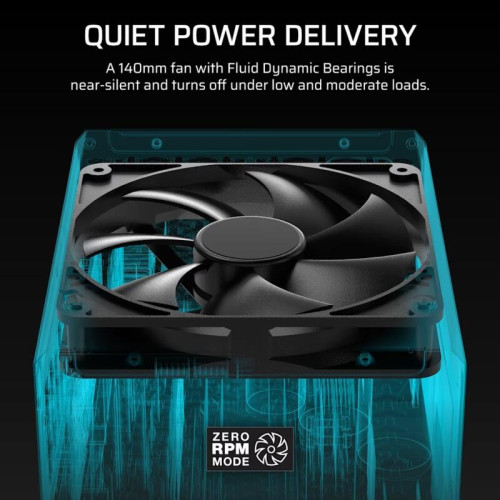 Блоки питания/ Power Supply Corsair HX1500i SHIFT, Model RPS0196, 1500W 80+ Platinum (ATX, 3.1, PCIe 5.1, Full modular, 1x24(20+4)pin, 2x12V-2x6, 2x4+4-pin CPU +12V (EPS), 8x4-pin Molex, 6x6+2-pin PCIe, 12xSATA3, Active, 140x140mm, 150x200x86mm, APFC, Pow