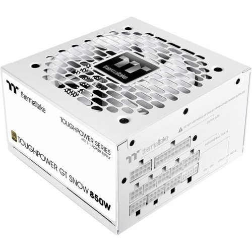 Блок питания Thermaltake ATX 850W Toughpower GT Gen.5 SNOW 80+ gold (20+4pin) APFC 140mm fan 9xSATA Cab Manag RTL [PS-TPT-0850FNFAGE-W]