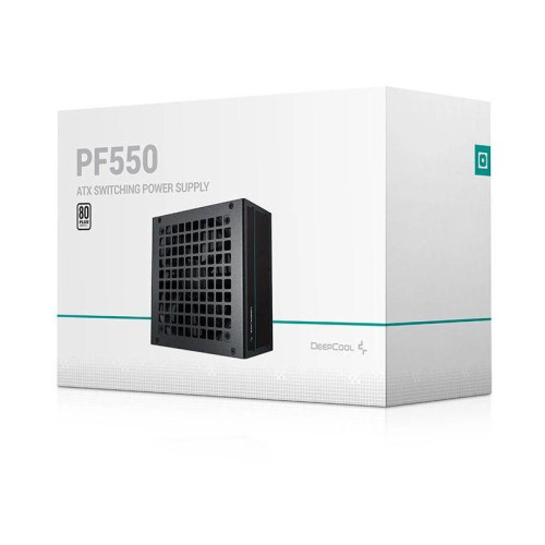 Блок питания Deepcool ATX 550W PF550 V2 80 PLUS WHITE (20+4pin) APFC 120mm fan 6xSATA RTL [R-PF550D-HA0B-WDEU]