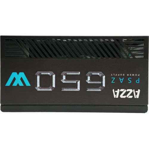 Блок питания Azza ATX 650W PSAZ-650B 80+ bronze (20+4pin) APFC 120mm fan 5xSATA RTL [PSAZ-650]