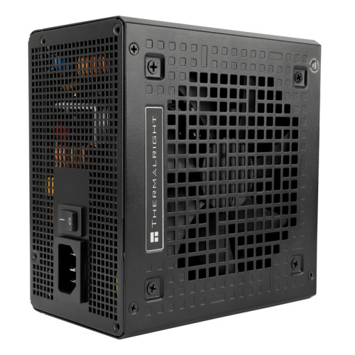 Блок питания ПК/ Power Supply Thermalright, 750W 80+ Gold (ATX, 3.0, PCIe 5.0, Non-modular, 1x24(20+4)pin, 1xCPU 8(4+4)pin, 2xPCIe*2 8(6+2)pin, 5xSATA3, 1x12+4pin (12VHPWR PCIe 5.0 12+4pin 600mm), 3xMOLEX4pin, Active, 120x120mm, 150x140x86mm, APFC, black)