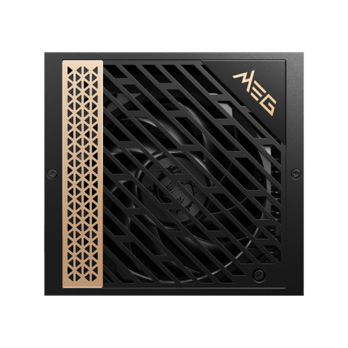 Блок питания ПК/ Power Supply MSI MEG Ai1300P PCIE5, 1300W 80+ Platinum (ATX, 3.1, PCIe 5.1, Full modular, 1x24(20+4)pin, 1xCPU 8(4+4)pin, 8xPCIe*2 8(6+2)pin, 1x12VHPWR, 16xSATA3, 4xMOLEX4pin, Active, 120x120mm, 160x150x86mm, APFC, black)