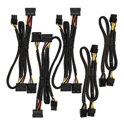 Блок питания 800W ExeGate Gaming Standard 800PGS (ATX, APFC, КПД 80% (80 PLUS), 14cm fan, 24pin, 2x(4+4)pin, 6xPCI-E, 8xSATA, 4xIDE, Cable Management, black, RTL)