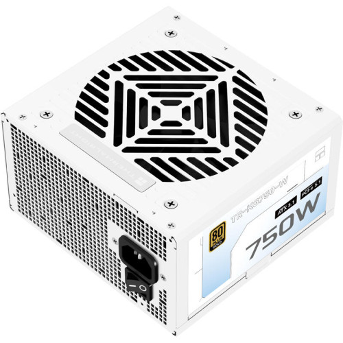 Блок питания 750W/ Power Supply Thermalright, 750W 80+ Gold (ATX, 3.1, PCIe 5.1, Full modular, 1x24(20+4)pin, 2xCPU 8(4+4)pin, 2xPCIe*2 8(6+2)pin, 1x12V-2x6, 8xSATA3, 3xMOLEX4pin, Active, 120x120mm, 150x140x86mm, APFC, OVP, UVP, SCP, OCP, OTP, OPP, white)