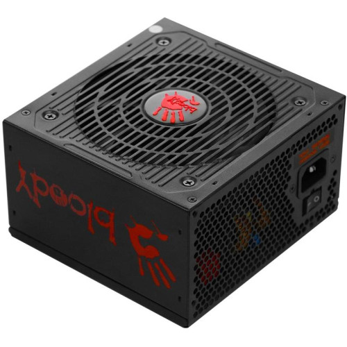 Блок питания Bloody ATX 750W BD-PS750G 80+ gold (20+4pin) APFC 120mm fan 6xSATA Cab Manag RTL [BD-PS750G-M]