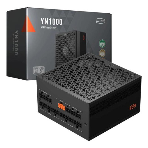 Блок питания PcCooler ATX 1000W P5-YN1000-G1F 80+ gold (20+4pin) APFC 120mm fan 6xSATA Cab Manag RTL [P5-YN1000-G1FFBK1-EU]