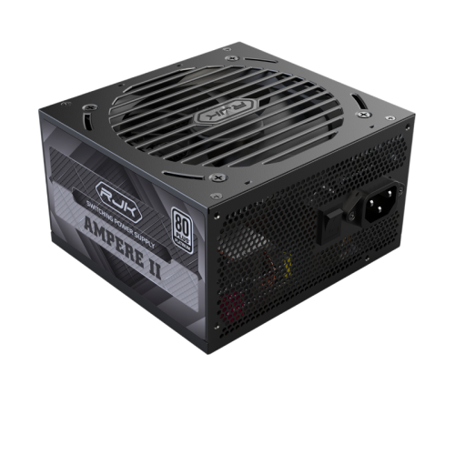 Блоки питания/ Power Supply Raijintek AMPERE II 1200, 1200W 80+ Platinum (ATX, 3.1, PCIe 5.1, Full-modular, 1x24(20+4)pin, 2x4+4-pin CPU, 3x6+2-pin PCIe, 1x12V(2x6), 10xSATA3, 5xMolex, Active, 120x120mm, 150x140x86mm, APFC, black)