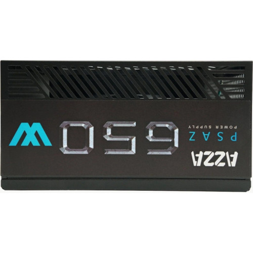 Блок питания Azza ATX 650W PSAZ-650B 80+ bronze (20+4pin) APFC 120mm fan 5xSATA RTL [PSAZ-650]