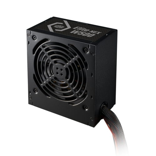 Блок питания 500 Ватт/ Power Supply Cooler Master Elite NEX W500, 500W, ATX, 120mm, 5xSATA, 2xPCI-E(6+2), 3xMolex, APFC, 80+white, Bulk w/EU cord