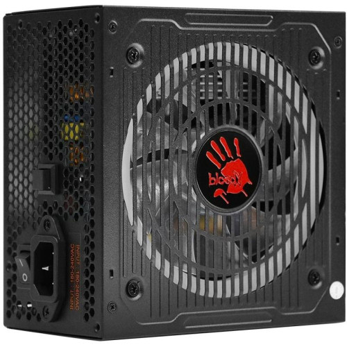 Блок питания Bloody ATX 700W BD-PS700W 80 PLUS WHITE (20+4pin) APFC 120mm fan color LED 6xSATA RTL [BD-PS700W-R]