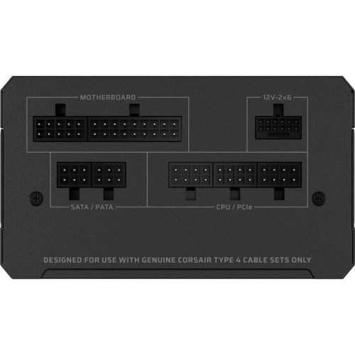 Блоки питания/ Power Supply Corsair RM850e, Model RPS0216, 850W 80+ Gold (ATX, 3.1, PCIe 5.1, Full modular, 1x24(20+4)pin, 2xEPS/ATX 12V 8-pin (4+4), 1x12V-2x6(12+4)pin, 2x12V-2x6 to Dual 8-Pin(6+2), 1xPCIe 8-Pin(6+2), 4xSATA (4 Straight SATA), 4xSATA / P