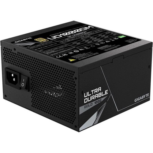 Блок питания Gigabyte ATX 1000W GP-UD1000GM 80+ gold (20+4pin) APFC 120mm fan 8xSATA Cab Manag RTL [GP-UD1000GM]