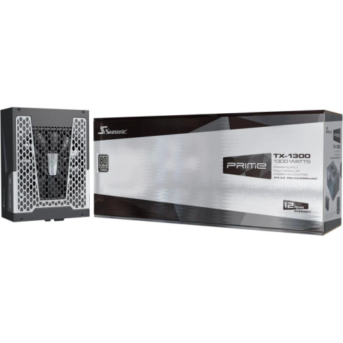 Блок питания Seasonic ATX 1300W PRIME TX-1300 Gen.5 80+ titanium (20+4pin) APFC 135mm fan 18xSATA Cab Manag RTL [TX-1300 SSR-1300TR2]