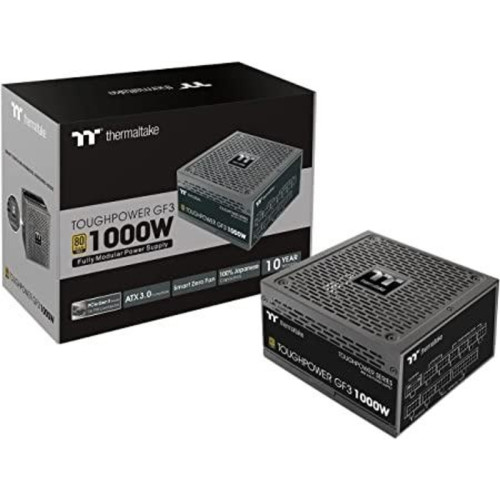 Блок питания Thermaltake ATX 1000W Toughpower GF3 Gen.5 80+ gold 24pin APFC 135mm fan 12xSATA Cab Manag RTL
