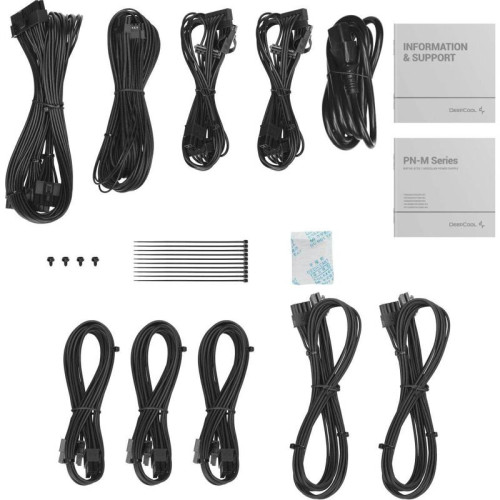 Блок питания Deepcool ATX 1200W PN1200M Gen.5 80+ gold (20+4pin) APFC 120mm fan 8xSATA RTL [R-PNC00M-FC0B-WGEU]