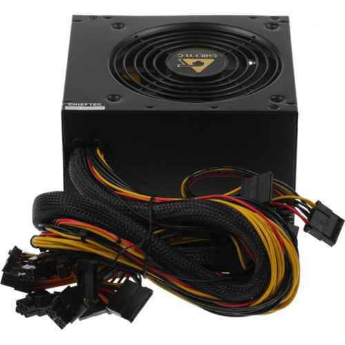 Блок питания Chieftec ATX 700W CORE BBS-700S-Bulk 80+ gold 24pin APFC 120mm fan 6xSATA [BBS-700S-BULK]