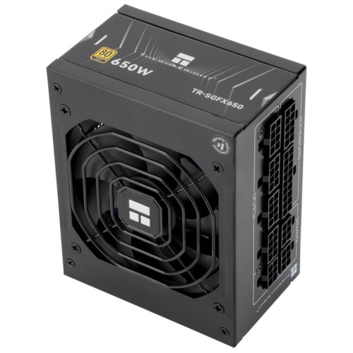 Блок питания 650W/ Power Supply Thermalright, 650W 80+ Gold (SFX, 3.1, Full modular, 1x24(20+4)pin, 1xCPU 8(4+4)pin, 2xPCIe*2 8(6+2)pin, 3xSATA3, 3xMOLEX4pin, Active, 92x92mm, 100x125x64mm, APFC, OPP, OVP, OTP, OCP, SCP, UVP, black) Блок питания 650W/ Power Supply Thermalright, 650W 80+ Gold (SFX, 3.1, Full modular, 1x24(20+4)pin, 1xCPU 8(4+4)pin, 2xPCIe*2 8(6+2)pin, 3xSATA3, 3xMOLEX4pin, Active, 92x92mm, 100x125x64mm, APFC, OPP, OVP, OTP, OCP, SCP, UVP, black)