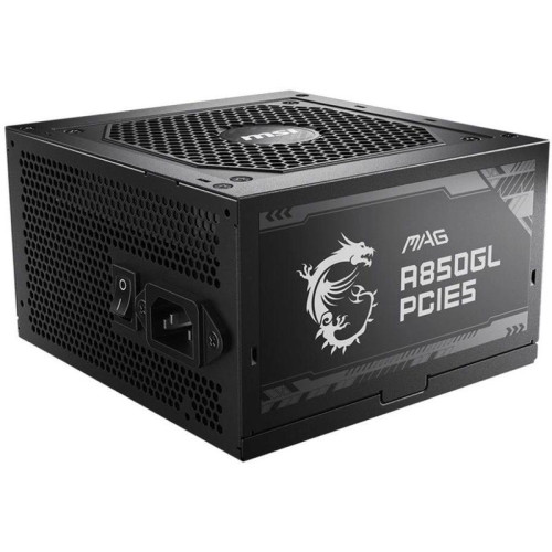 Блок питания MSI ATX 850W MAG A850GL PCIE5 80+ gold (20+4pin) APFC 120mm fan 8xSATA Cab Manag RTL [306-7ZP8A11-CE0]