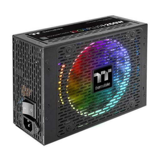 Блок питания Thermaltake Toughpower iRGB PLUS 1250W Titanium /1250W/Fully Modular/Riing Duo/Full Range/Digital/80 Plus Titanium/EU/106% JP CAP/All Flat Cables