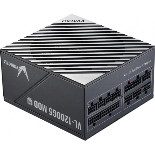Блок питания Formula ATX 1200W VL-1200G5 MOD Gen.5 80+ gold (20+4pin) APFC 140mm fan lt.blue LED 7xSATA Cab Manag RTL [VL-1200G5 MOD]