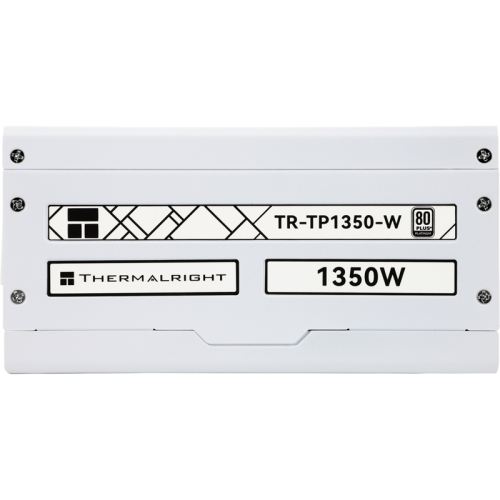 Блок питания 1350W/ Power Supply Thermalright, 1350W 80+ Platinum (ATX, 3.0, PCIe 5.0, Full modular, 1x24(20+4)pin 600mm, 4xCPU 8(4+4)pin, 10xPCIe 8(6+2)pin, 2x12VHPWR PCIe 5.0 12+4pin 650mm, 14xSATA, 8xMOLEX4pin, Active, 140x140mm, 170x150x86mm, OPP, OVP