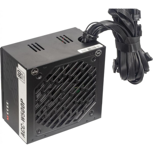 Блок питания Accord ATX 500W ACC-W500P 80 PLUS WHITE (20+4pin) 120mm fan 6xSATA [ACC-W500P]