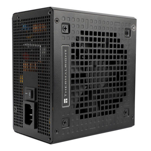 Блок питания ПК/ Power Supply Thermalright, 850W 80+ Gold (ATX, 3.0, PCIe 5.0, Non-modular, 1x24(20+4)pin, 1xCPU 8(4+4)pin, 2xPCIe*2 8(6+2)pin, 5xSATA3, 1x12+4pin (12VHPWR PCIe 5.0 12+4pin 600mm), 3xMOLEX4pin, Active, 120x120mm, 150x140x86mm, APFC, black)