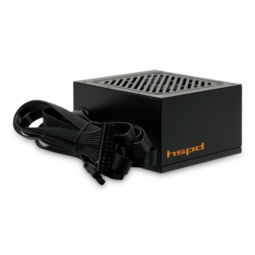 Блок питания/ Power Supply HSPD, 550W 80+ White (ATX, 2.31, Non-modular, 1x24(20+4)pin 500mm, 1xCPU 8(4+4)pin 550mm, 1xPCIe 8(6+2)pin 500mm, 1xSATA*3 400+150+150mm, 1xSATA*2 400+150mm, 1xMOLEX*2 400+150mm , Active, 120x120mm, 150x140x86mm, APFC, OVP, OPP,